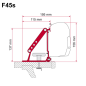 Preview: Fiamma Adapter 98655-310 mit einer F45s